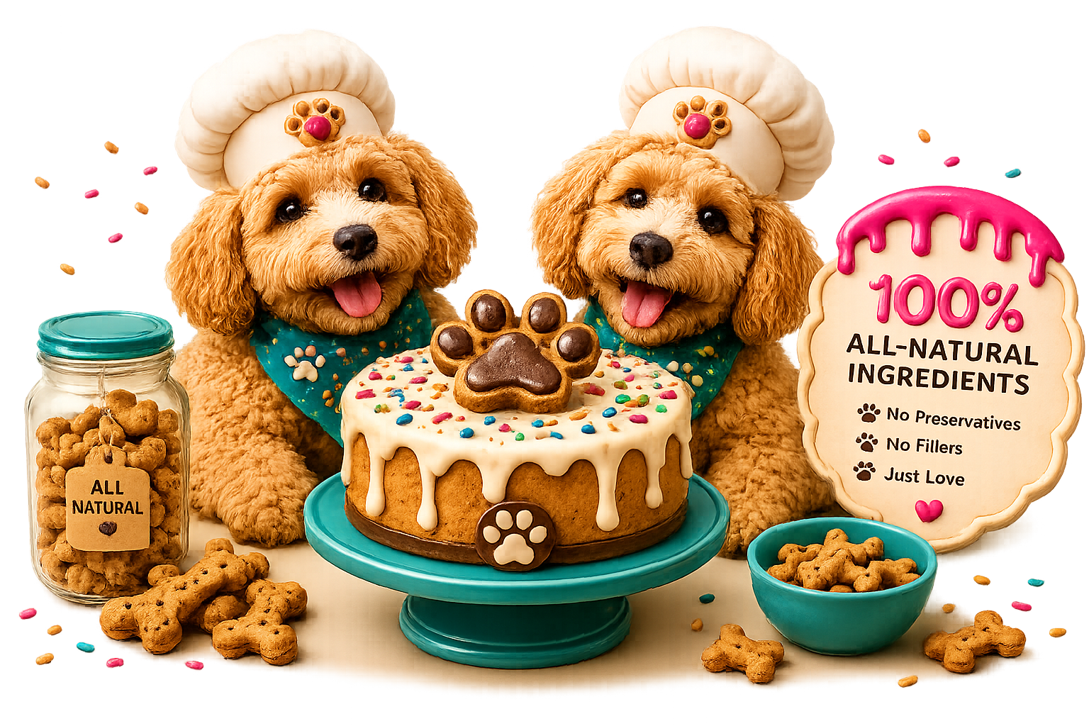 Barks n' Batter Bakery - Dogs with Cake